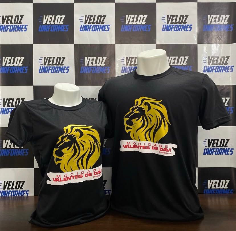Camiseta de evento personalizada entregue pela Veloz Uniformes