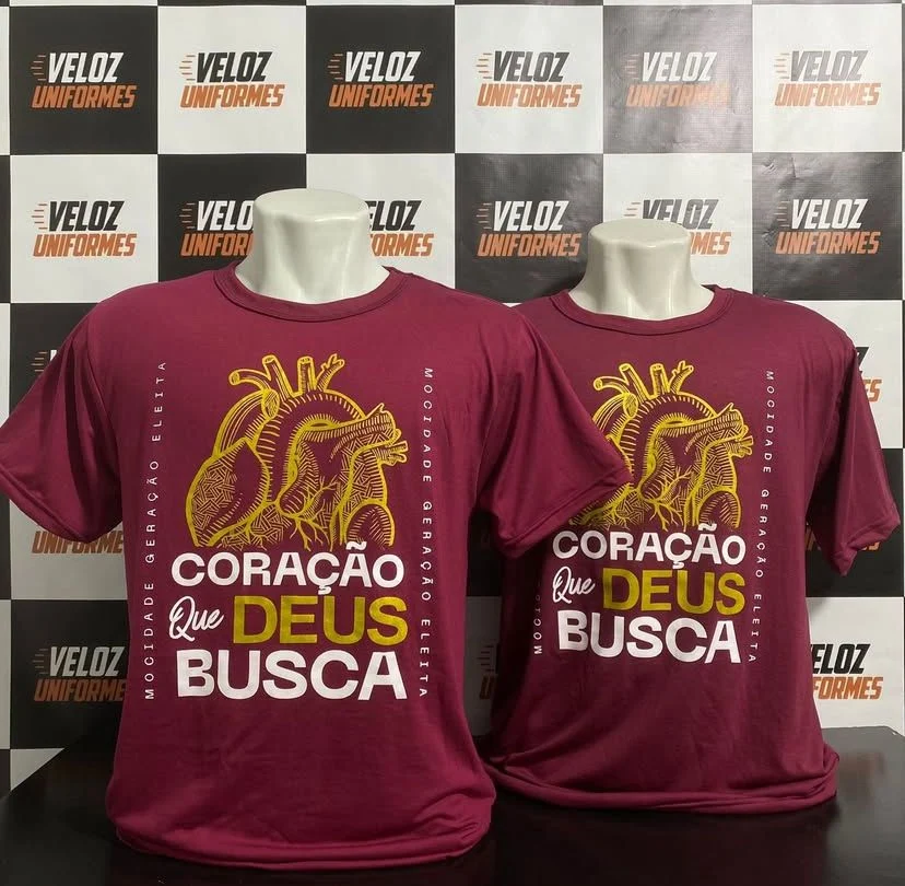Camiseta para ministério e retiro de jovens