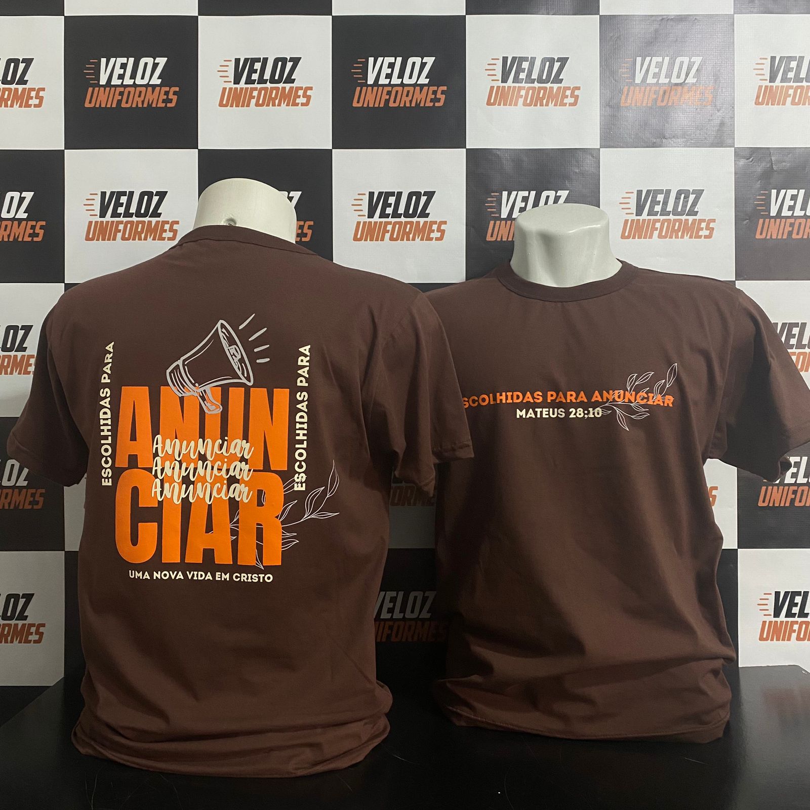 Camiseta Escolhidas para Anunciar — ministério feminino