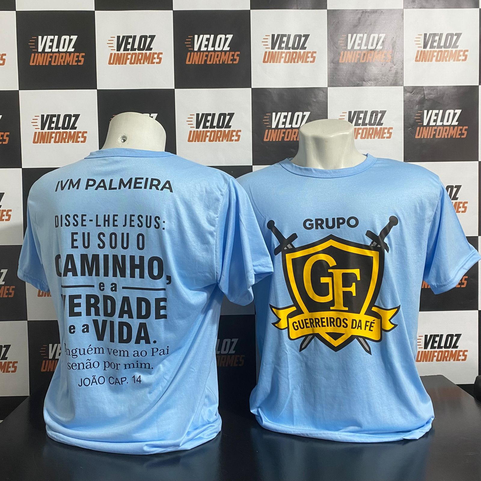 Camiseta para ministério — Guerreiros da Fé