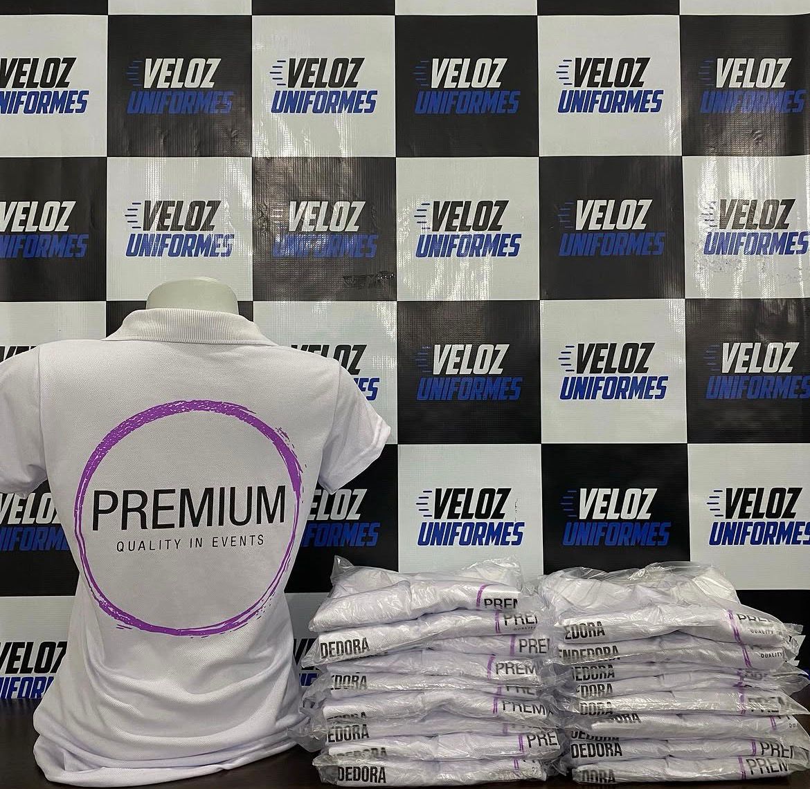 Camisetas Premium Events — lote para evento