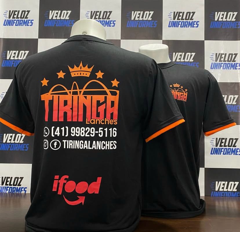 Camiseta personalizada para lanchonete