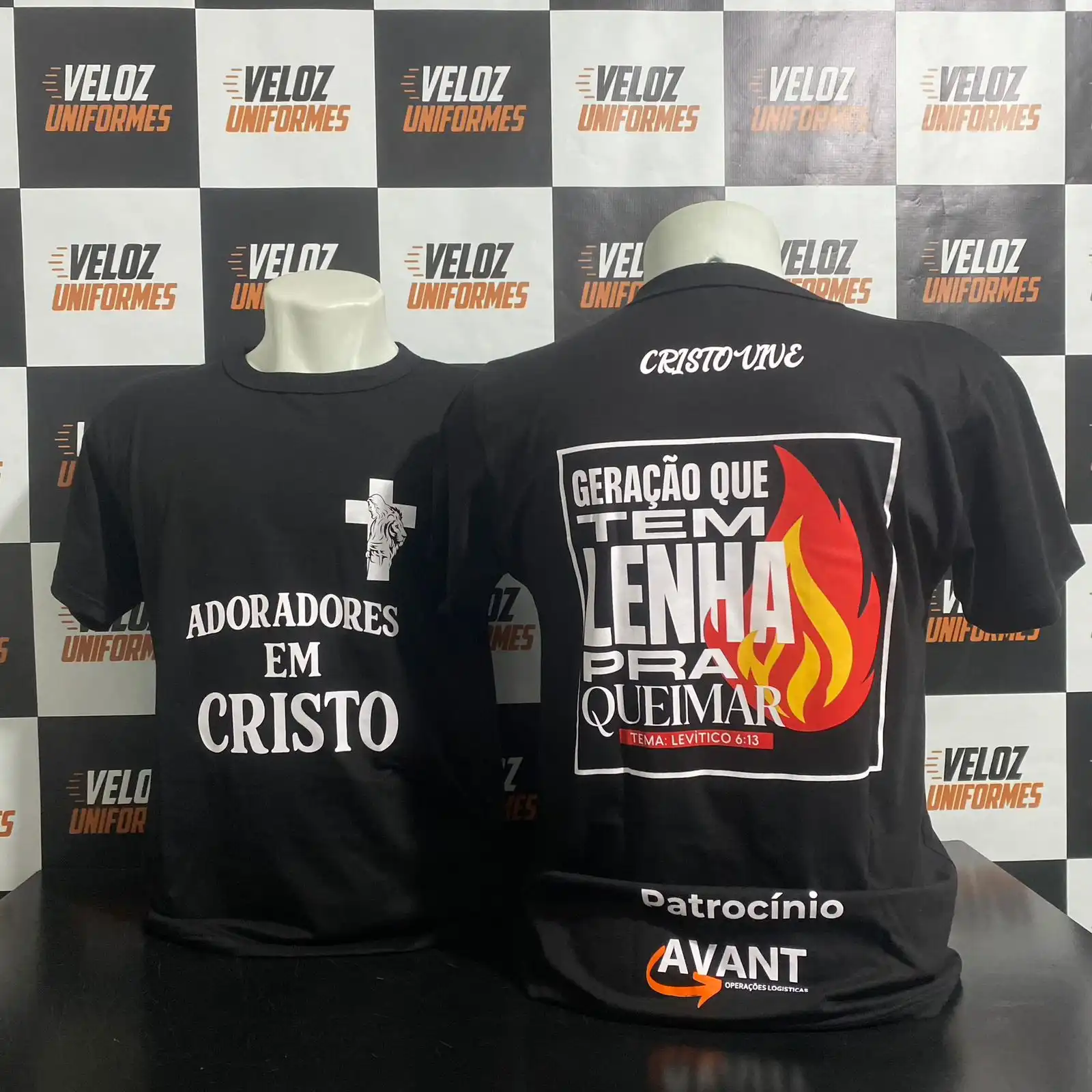 Camiseta personalizada para grupo de igreja