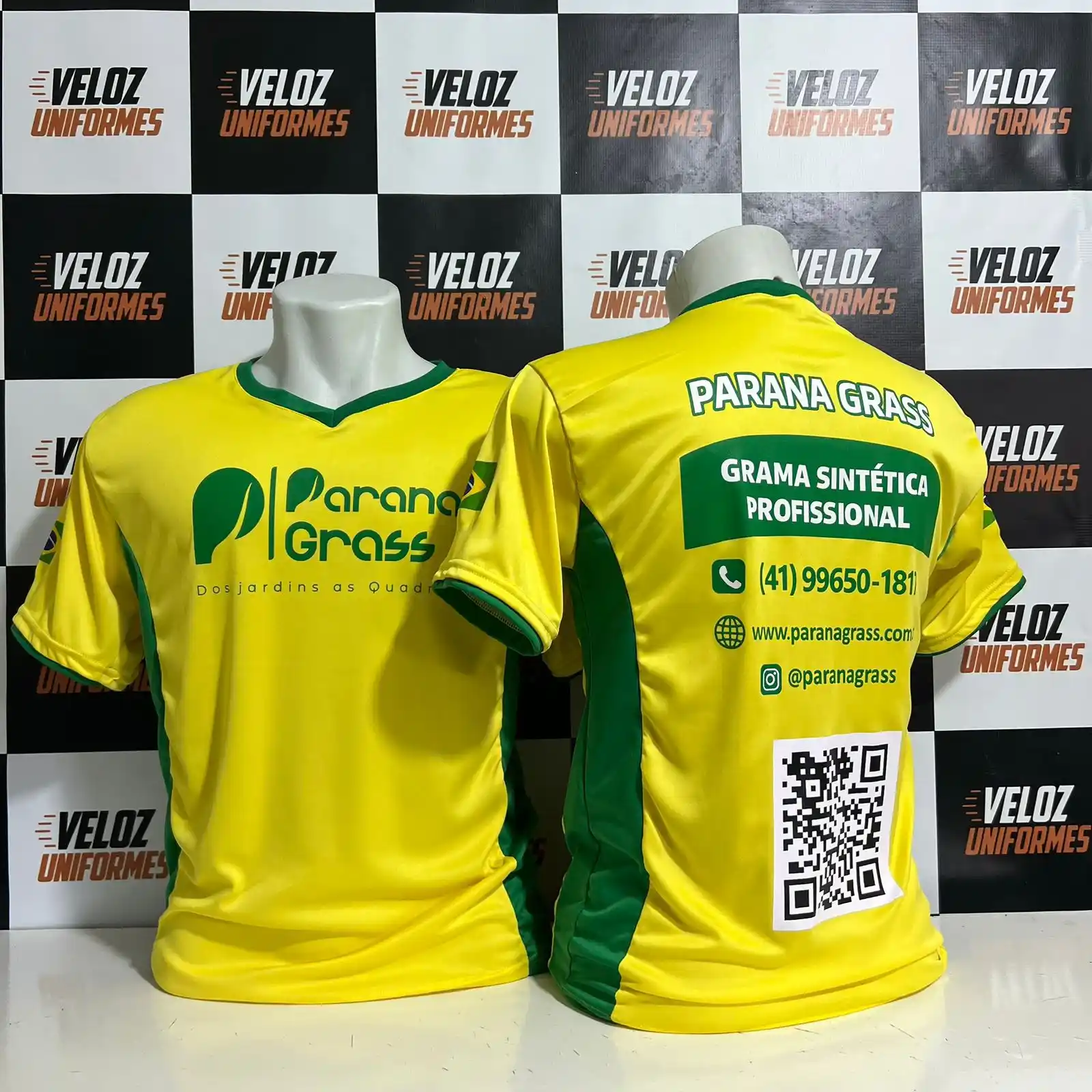 Camiseta dry fit personalizada produzida pela Veloz Uniformes