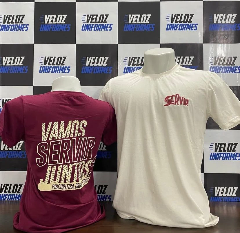 Uniforme personalizado entregue pela Veloz Uniformes
