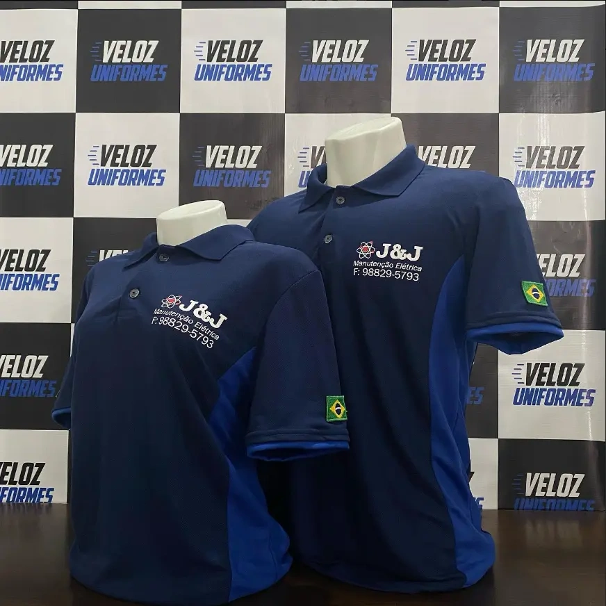 Uniforme personalizado entregue pela Veloz Uniformes