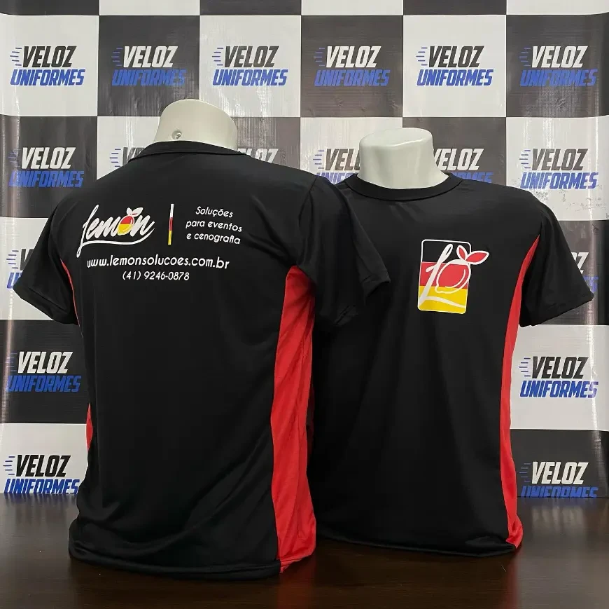 Uniforme personalizado entregue pela Veloz Uniformes