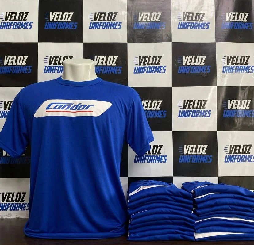 Uniforme personalizado entregue pela Veloz Uniformes